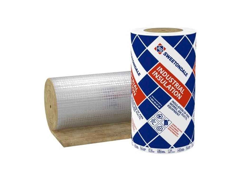 Мінеральна вата у матах Sweetondale ламельний фольгований (35 кг/м3) 30x1200x8 м